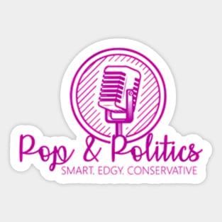 Smart. Edgy. Conservative. Sticker